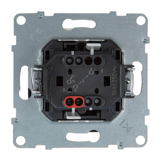 SUNO. Выключатель 16АХ 250В. Безвинтовые зажимы. Цвет 