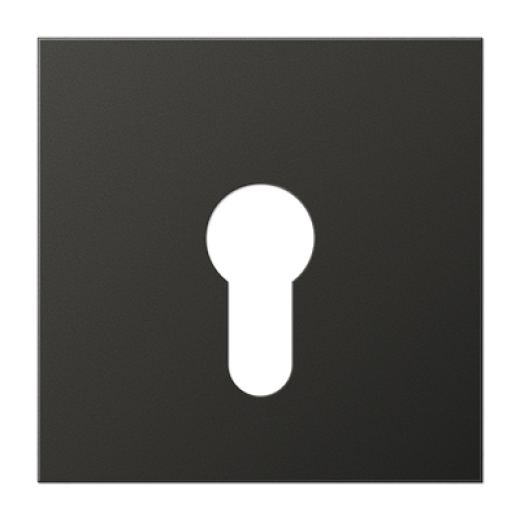 Крышка для выключателя с замком, антрацит