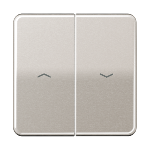 Клавиши для выключателя управления жалюзи 509VU и кнопки 539VU, платина