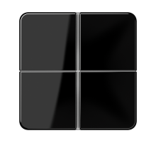 JUNG 4-клавишная накладка для пульта КNX, чёрная, для серии СD