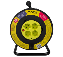 ФАZА Удлинитель CRG-04-5000 (Катушка, 4 х 50) заземл.