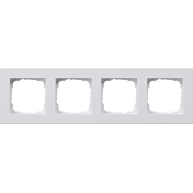 Gira Белый Рамка 4-ая заподлицо