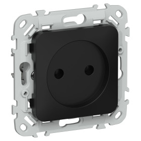 FLITE Роз. без з/к/ш б/к 10А РС01-1-ФлЧ чер. IEK