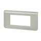 Рамка - Программа Mosaic - 4 модуля - алюминий