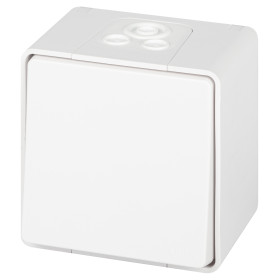 ЭРА Выключатель Эксперт 11-1501-01 IP55 10АХ-250В ОУ белый