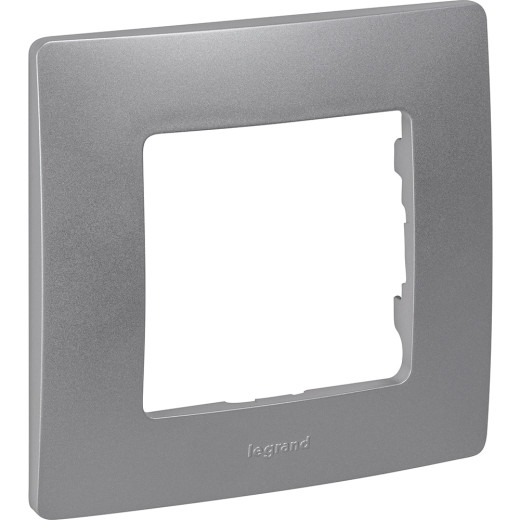 Рамка 1 пост - Legrand Etika - алюминий