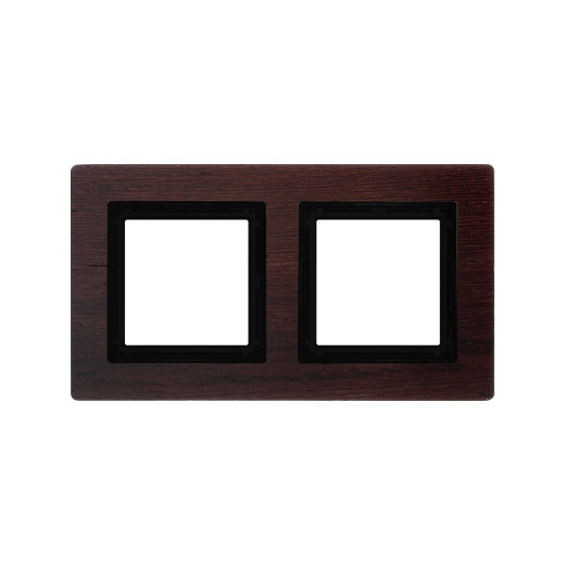 Рамка из натурального дерева 2 поста (4 мод.), Avanti, венге