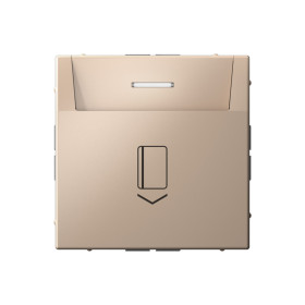 Systeme Electric ArtGallery Песочный Выключатель карточный 10А, без задержки времени, быстр.клемм.