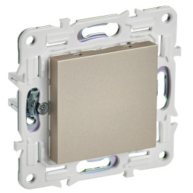 IEK SKANDY Шампань Заглушка с суппортом SK-C01Sh