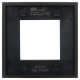 SKANDY Рамка 1-мест. SK-F21Bl стекло черн. IEK