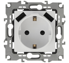 ЭРА Розетка Серия 12 12-4109-01 2P+E 16A-250В штор. с 2xUSB 5В-3А белый