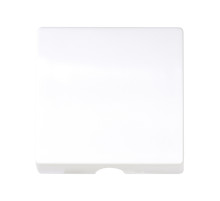 Simon 82 Белая Накладка вывода кабеля и выключателя со шнурком