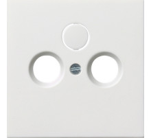 Gira F100 Бел глянц Накладка TV-FM-(SAT)розетки