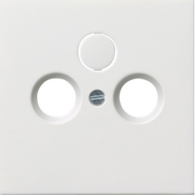 Gira F100 Бел глянц Накладка TV-FM-(SAT)розетки