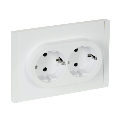 FORTE&PIANO Роз. 2-я с з/к з/ш б/к 16А FP223 бел. IEK