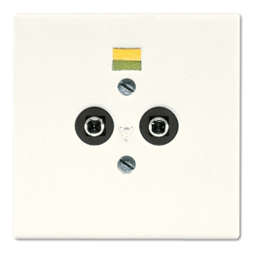 JUNG Розетка штепсельная для выравнивания потенциалов; слоновая кость