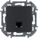 Розетка компьютерная RJ45 категория 6 UTP - Legrand/Daccord Inspiria - антрацит