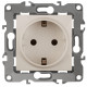 Розетка ЭРА Серия 12 12-2101-02 с заземлением 2P+E Schuko 16A-250В IP20 слоновая кость