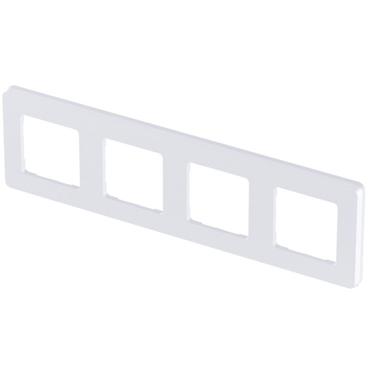 Рамка 4 поста - Legrand Inspiria - жемчуг