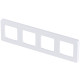 Рамка 4 поста - Legrand Inspiria - жемчуг