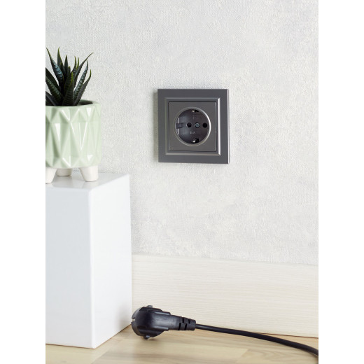 BRITE Роз. с з/к/ш 16А РС14-1-0-БрС сталь IEK