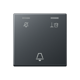 JUNG Клавиша для гостиничных кнопочных модулей 531KO5EUM24 или 531KO5EUM230, матовый антрацит