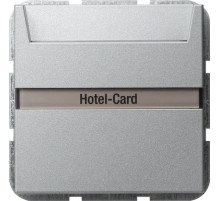 Gira S-55 Алюминий Выключатель карточный