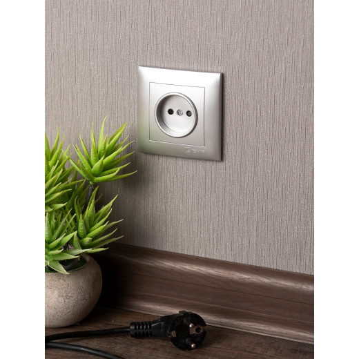 Валенсия Рамка 1-местная сталь EKF