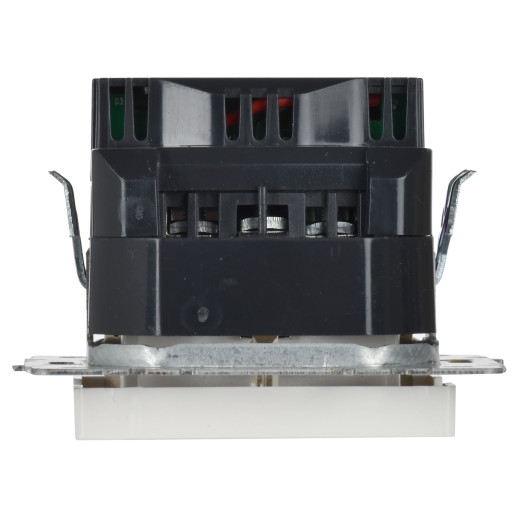 BRITE Роз. с з/к/ш 16А с USB A+A 2,1А РЮш10-1-БрБ бел. IEK