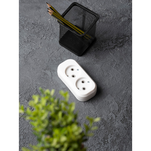 Колодка 2 гн. 10А 2,2кВт б/з Эксперт EKF PROxima