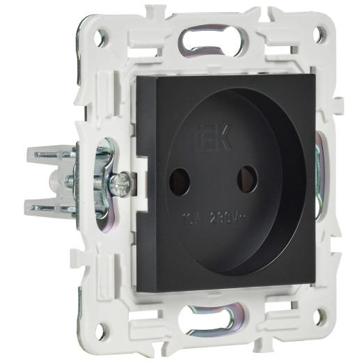 SKANDY Роз. без з/к/ш 10А SK-R02Bl черн. IEK