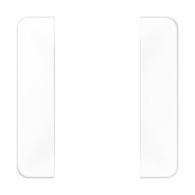 JUNG комплект накладок 1гр белый