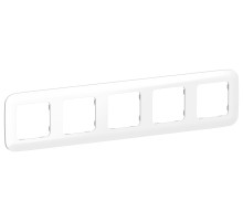 FLITE Рамка 5-мест. РУ-5-А-ФлБ бел. IEK