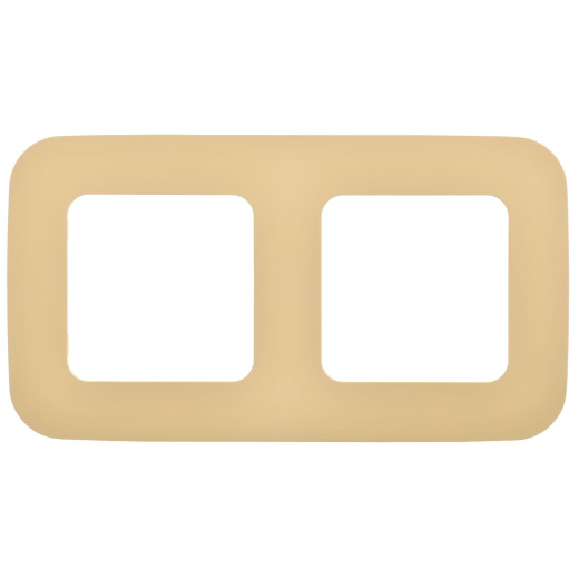 FLITE Рамка 2-мест. РУ-2-А-ФлН нав. IEK