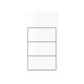 Simon 100 Белый глянец Кит 2 поста, фронт. 1 рамка вертикальная + 3 клавиши выключателей