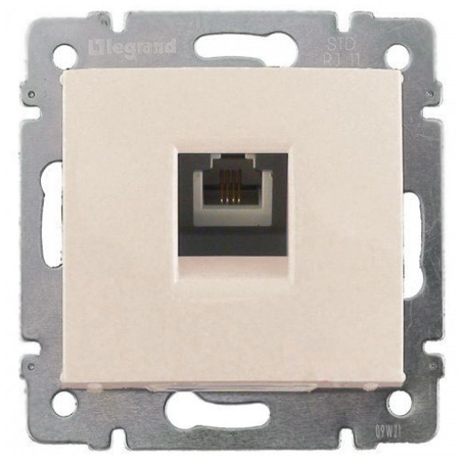 Розетка телефонная RJ11 - Legrand Valena - слоновая кость