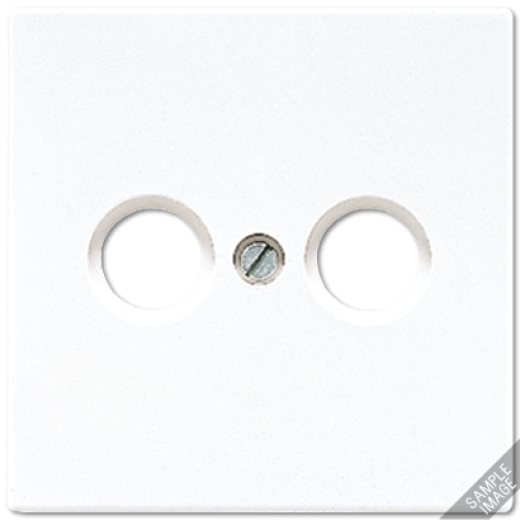 Крышка для TV-FM-розеток, фиксация винтом, термопласт, слоновая кость, LS990