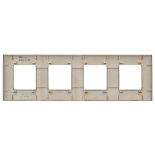 SKANDY Рамка 4-мест. SK-F04Sa песоч. IEK