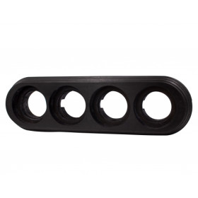 BIRONI Лизетта Бук Угольно-черный Рамка 4-ая на бревно 260мм