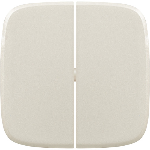 Valena ALLURE.Лицевая панель для двухклавишного выключателя.Жемчуг