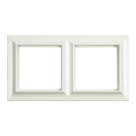 Рамка 2-поста, Eco Profi  Standart, термопласт, слоновая кость