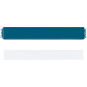 JUNG вставка из оргстекла с подложкой, поле для надписи 5 х 57 мм, белая подложка