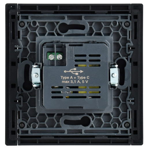 FORTE&PIANO Роз. USB A+C 3,1А FP550 ст. IEK