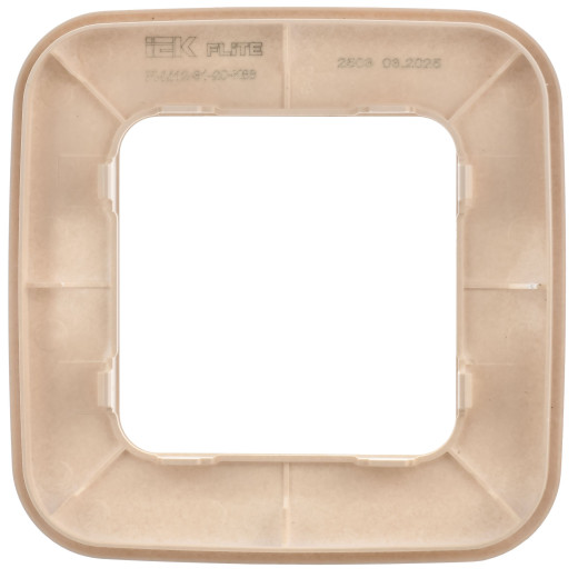 FLITE Рамка 1-мест. РУ-1-А-ФлЛ льн. IEK