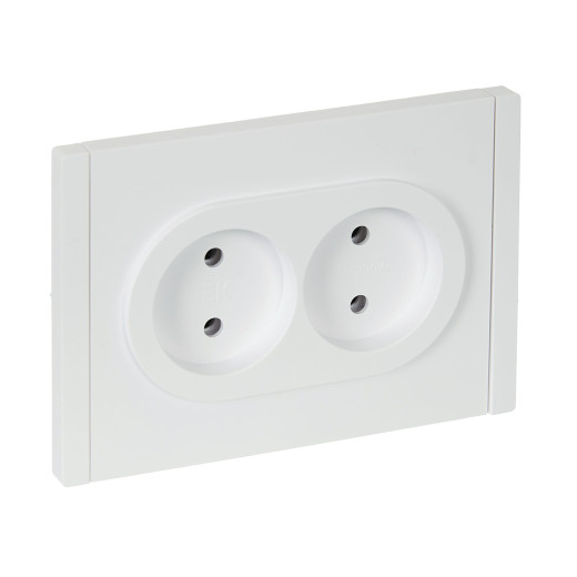 FORTE&PIANO Роз. 2-я без з/к з/ш б/к 10А FP226 бел. IEK