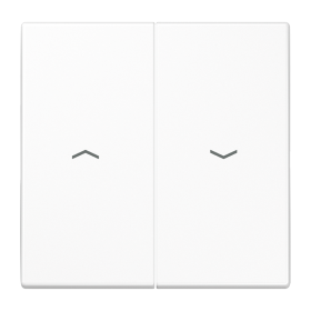 JUNG LS 990 Белая Клавиша 2-ая жалюзийная