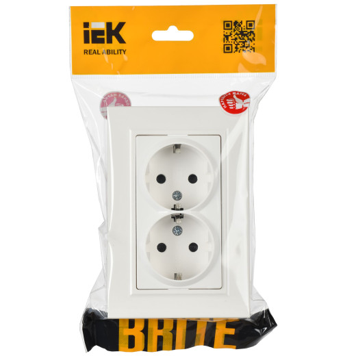 BRITE Роз. 2-я с з/к/ш 16А в сб. РСш12-3-БрБ бел. IEK