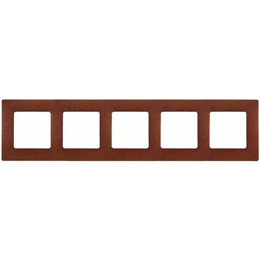 Рамка 5 постов - Legrand Etika - какао