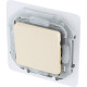 Переключатель одноклавишный IP44 - Legrand/Daccord Inspiria - 10АХ 250В безвинтовые зажимы - слоновая кость