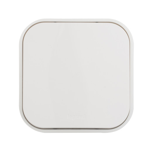 Выключатель одноклавишный - Legrand Quteo - IP20 10А 250В винтовые зажимы накладной монтаж - белый
